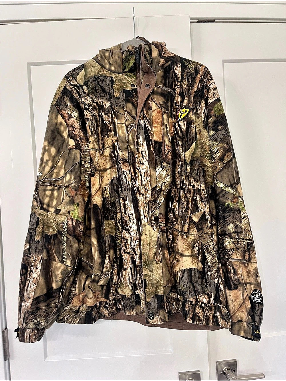 ScentBlocker Trinity Knock Out Jacket Knock Out Camo Jacket Brown & Green 2XL